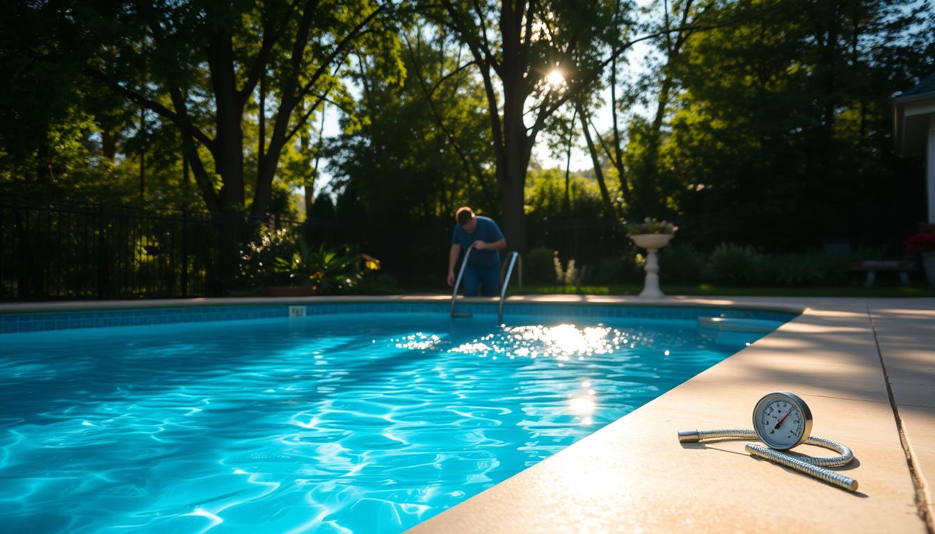 maintaining heated pool