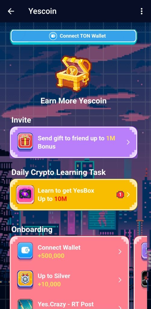 یس کوین چیست؟ آموزش کامل بازی Yescoin