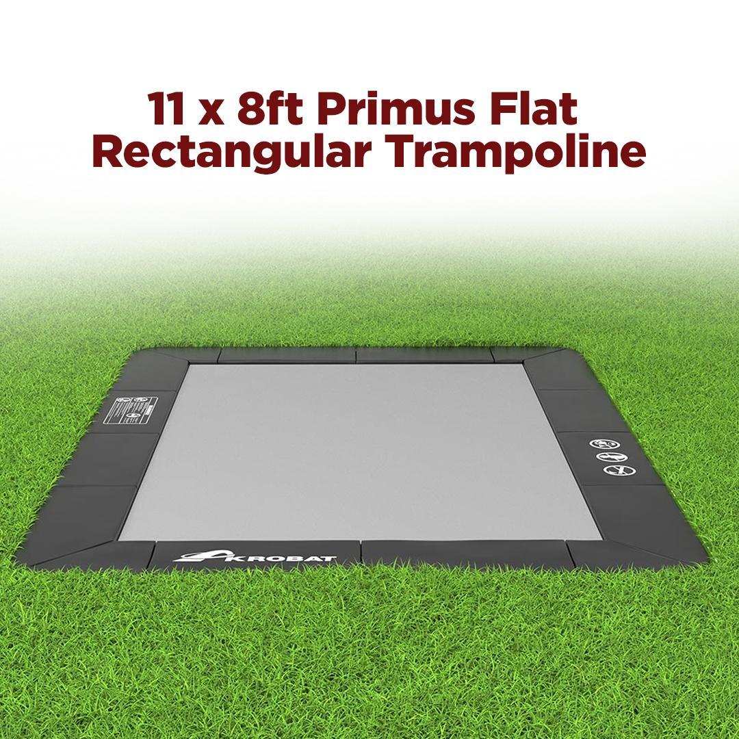 11 x 8ft Primus Flat Rectangular Trampoline