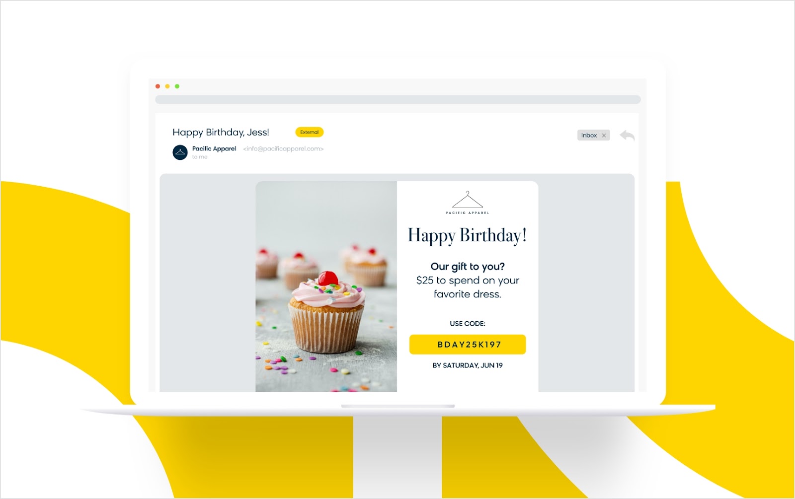 Using cross-channel marketing automation to send a birthday campaign