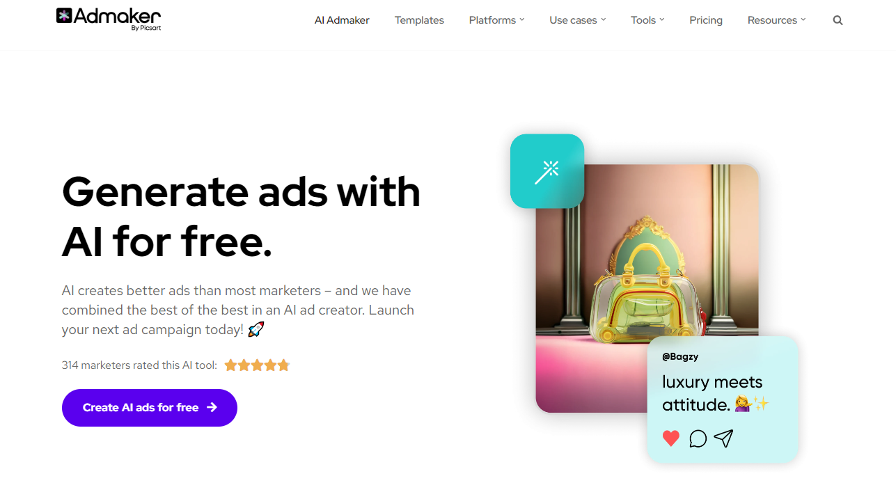 Online Ad Maker's AI Ad Generator