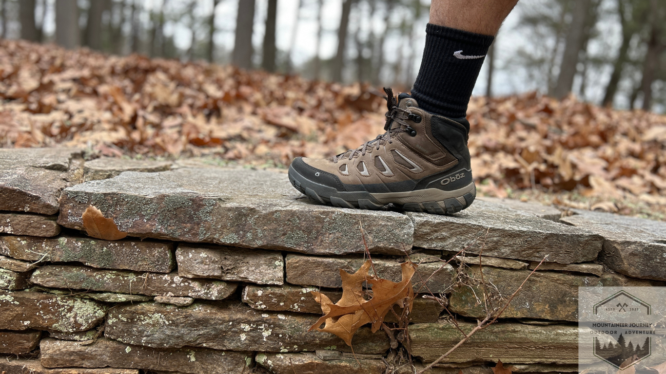 Side view of the Oboz Sawtooth X, I felt it was a durable hiking boot