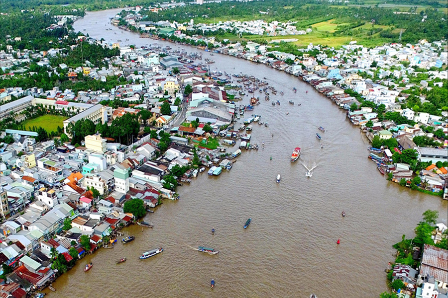 Can Tho is located in the center of the Mekong Delta, in the lower Mekong River region Source: canthotourism.vn