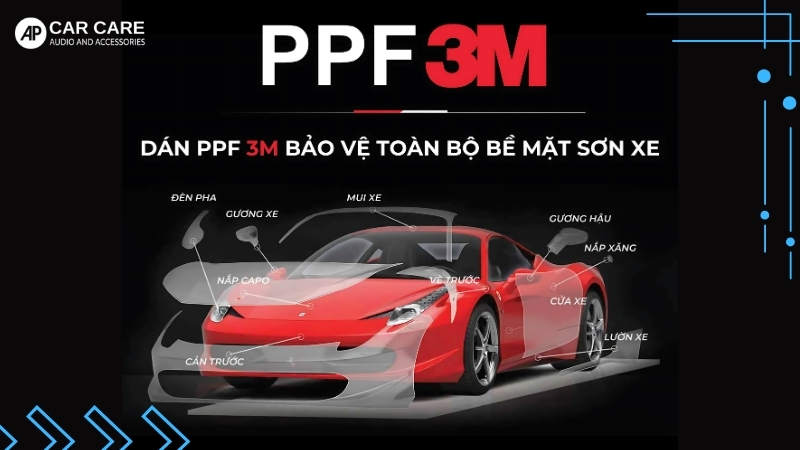 dán PPF 3M cho xe ô tô