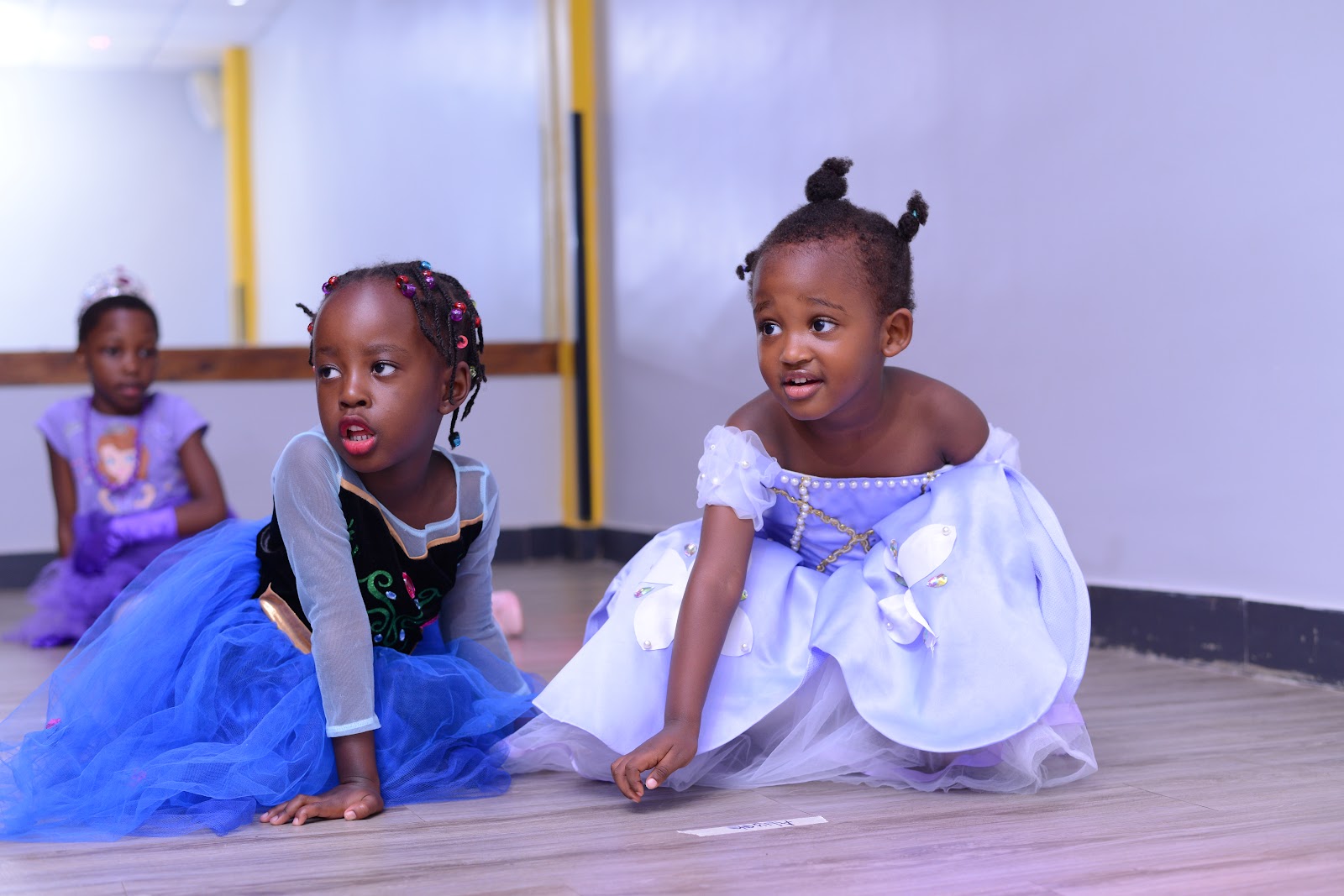 Young school students enrolled into Leotard ballet classes