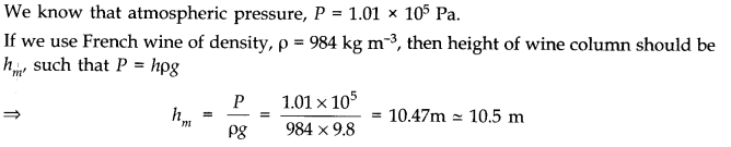 NCERT Solutions for Class 11 Physics Chapter 10 Mechanical Properties of Fluids Q6