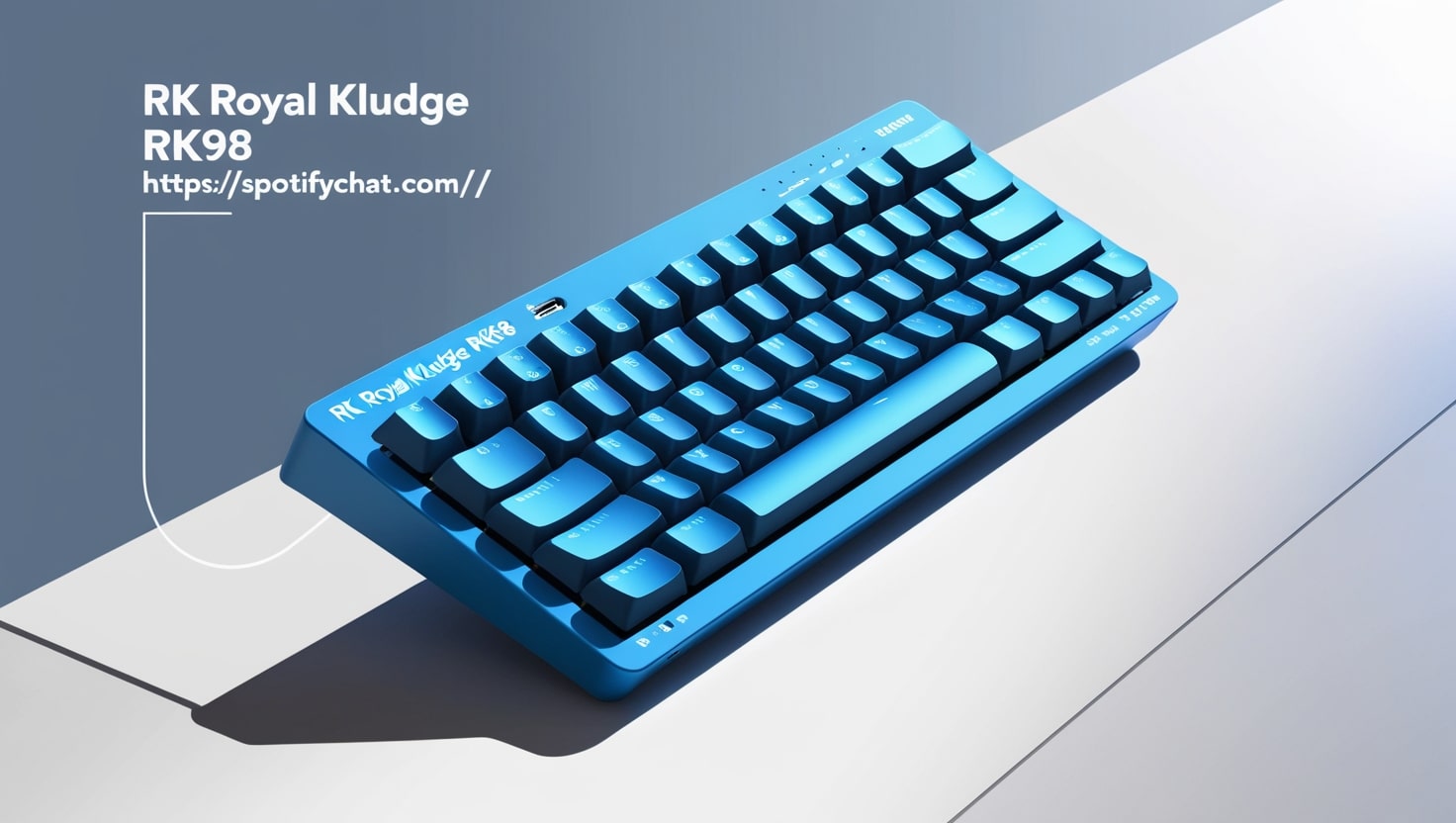 rk royal kludge rk98 klein blue bt5.1/2.4g/usb-c