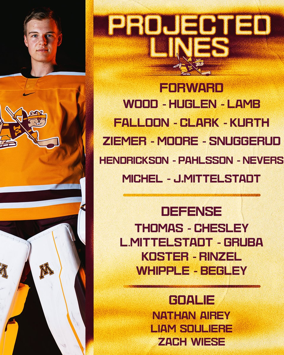 Minnesota Gophers Projected Lines at the St. Cloud State Huskies