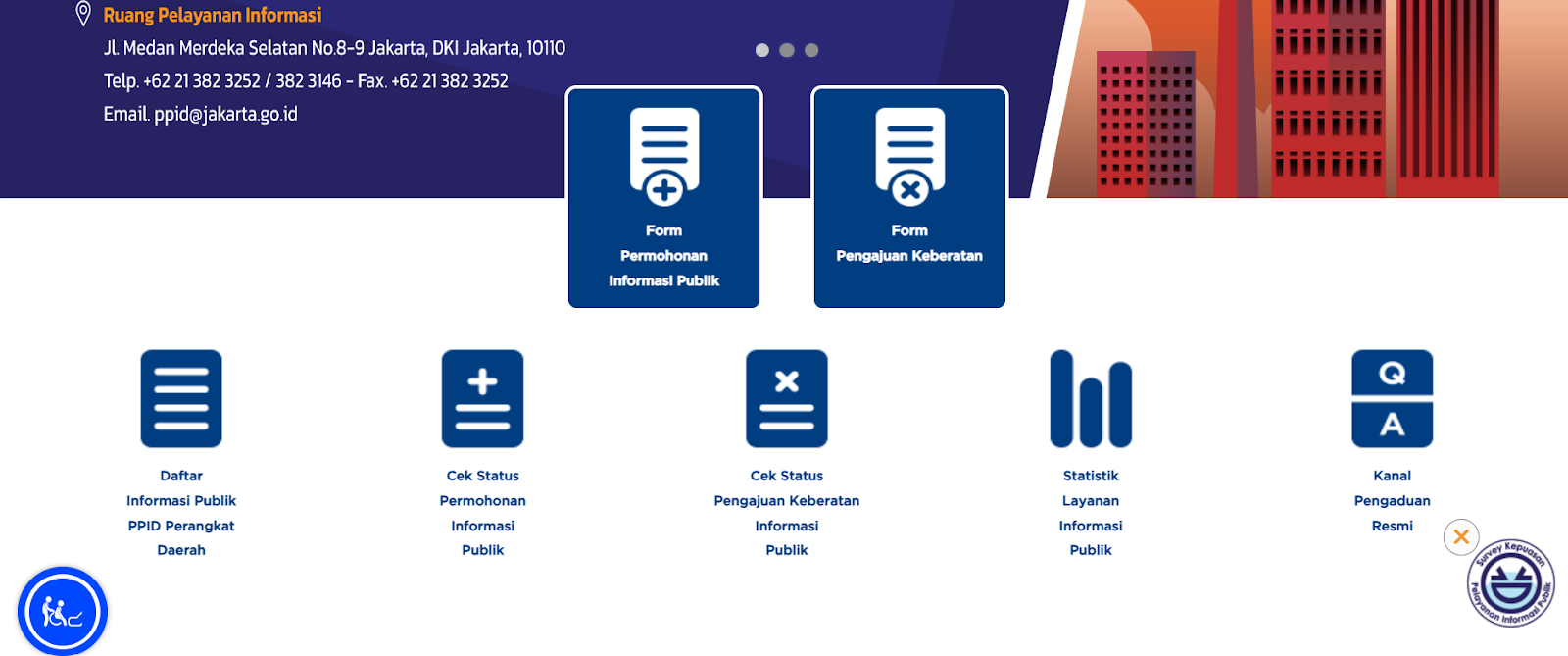 Layanan Website PPID Jakarta