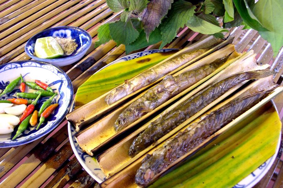 Goby fish is golden in color when grilled, its meat is moderately soft, sweet and fatty. Source: Dan Viet