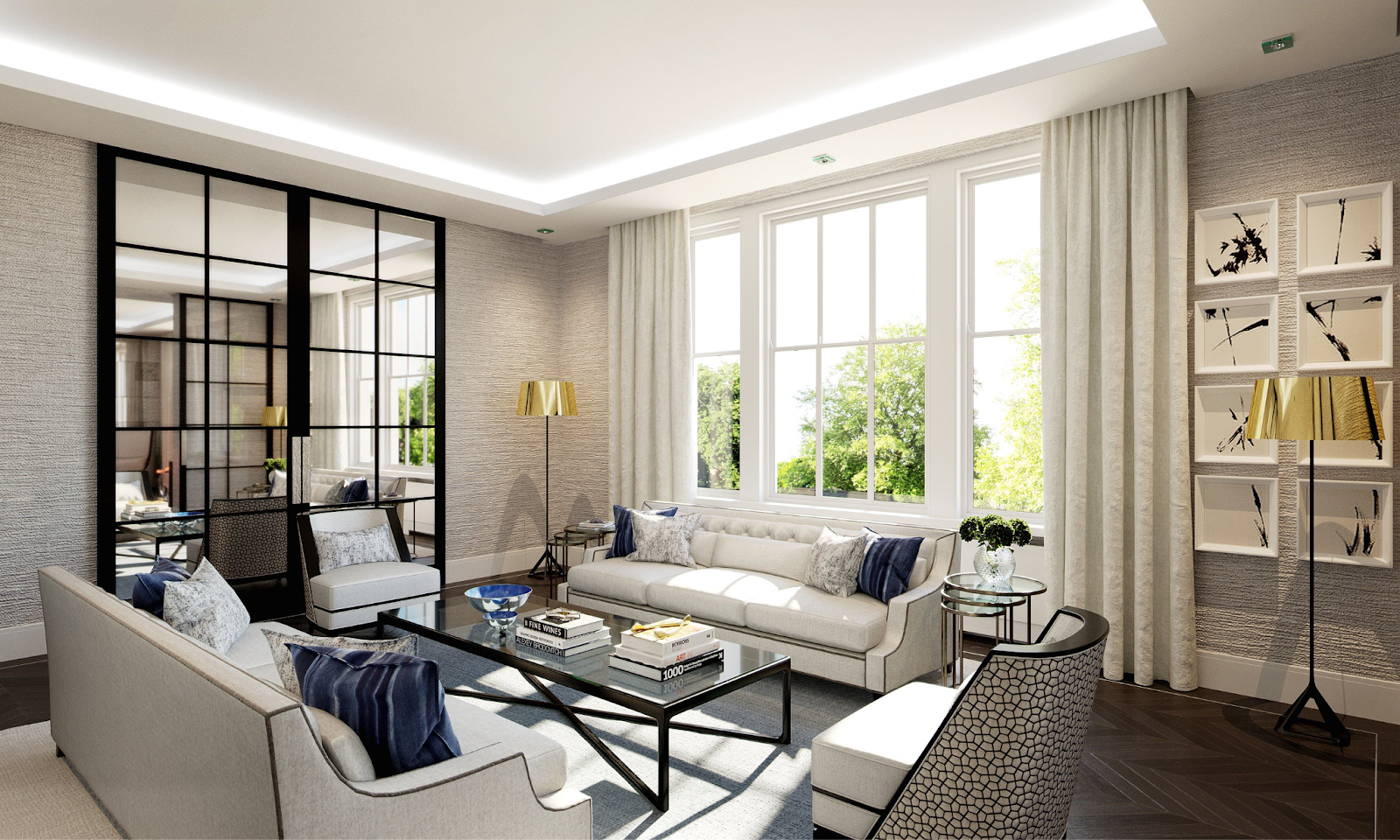 Textual Elements in Modern English Interior Design Malaysia (Image Source)