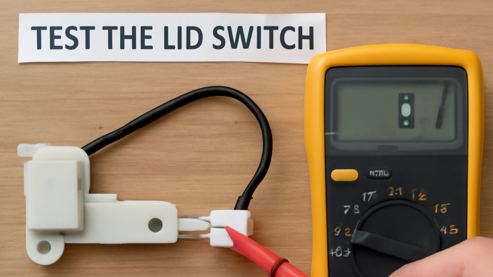 Test the Washer Lid Switch