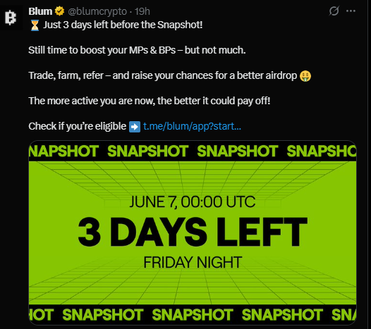 Blum Snapshot