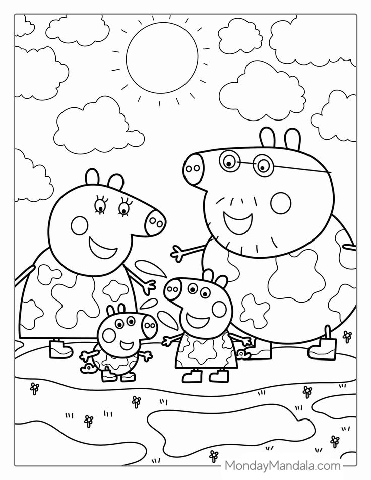 Peppa Pig para colorir