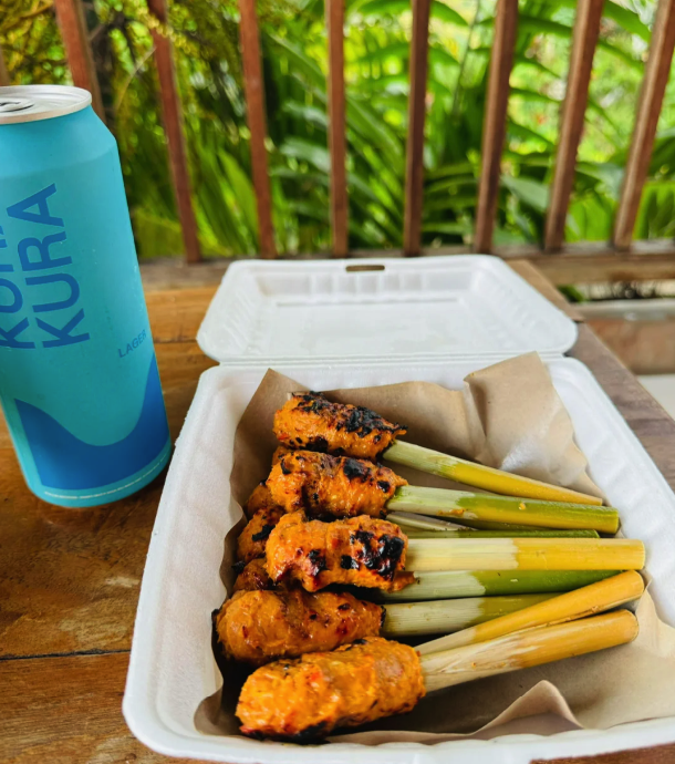 ubud food - Sate Lilit Ayam 
