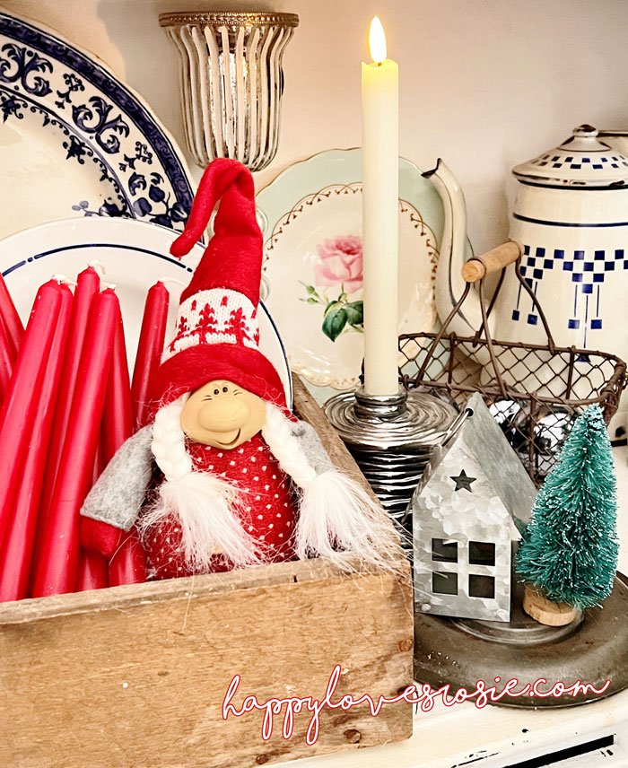 Jolly vintage Christmas decorations