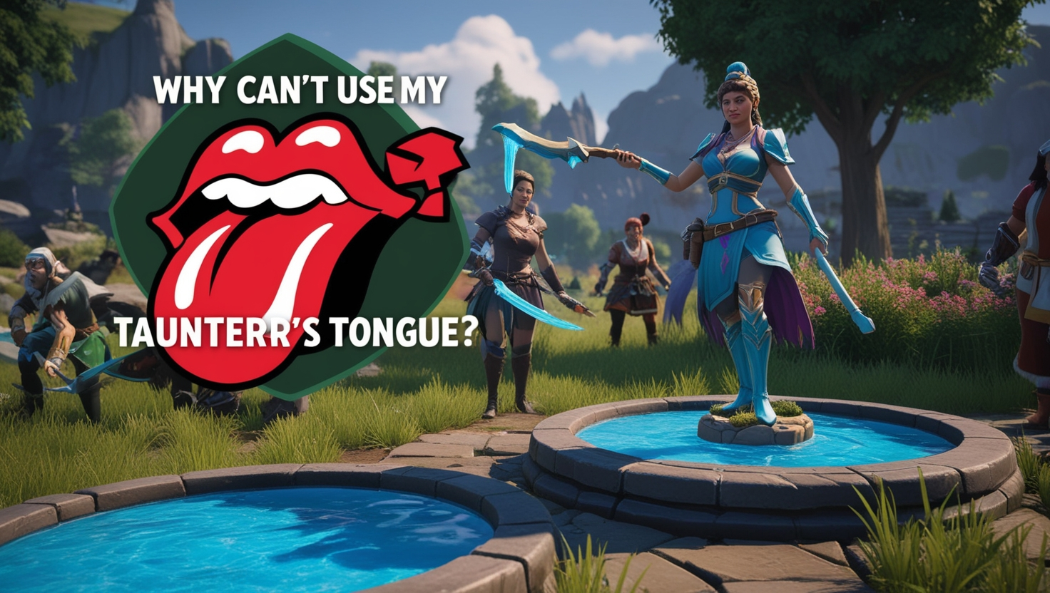 Why Can't I Use My Taunters Tongue