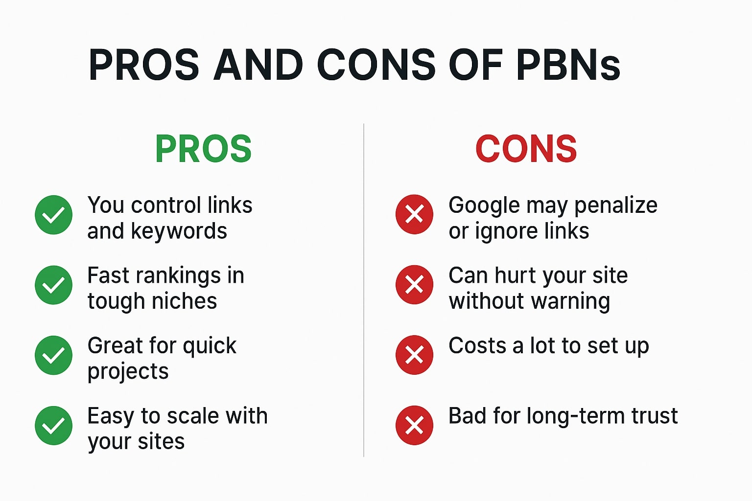 Pros and Cons Of Using Pbns