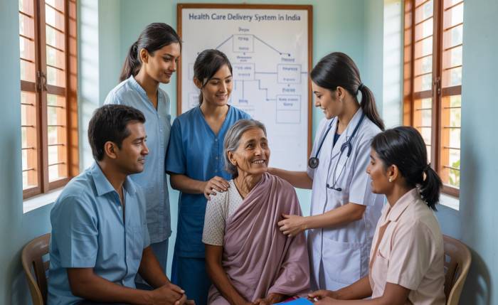 health care delivery system in india