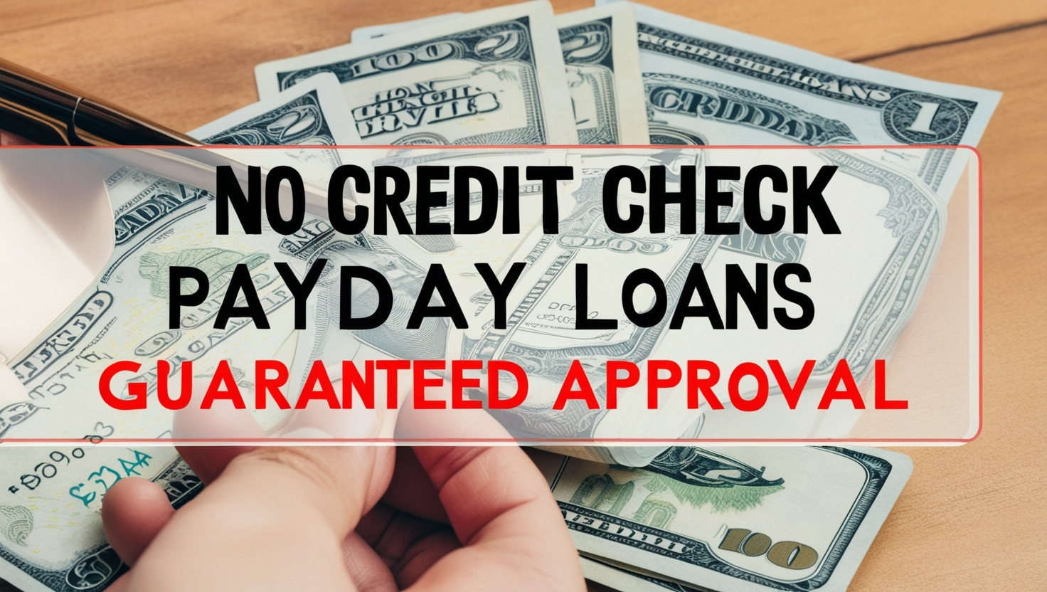 No credit check payday loans guaranteed approval