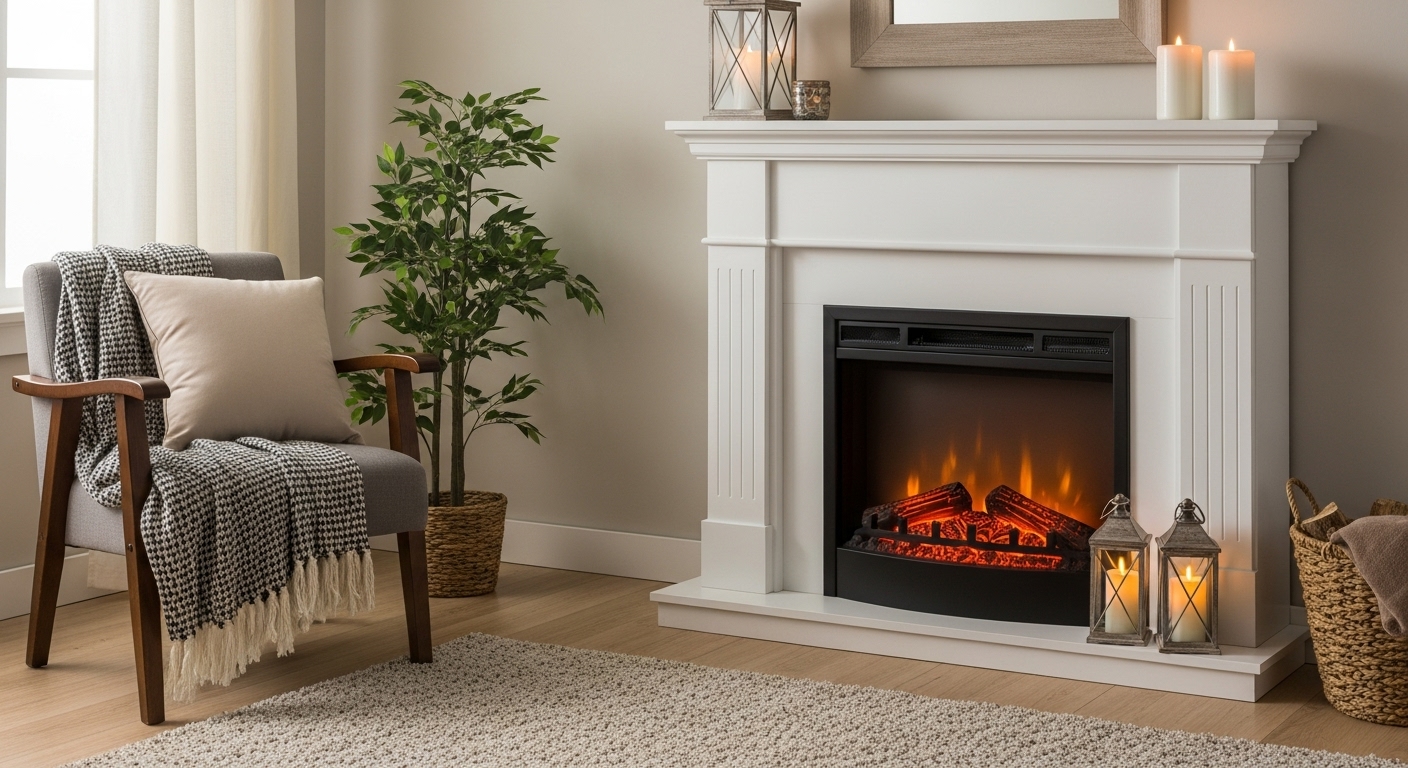 Fireplace is installed in the living room