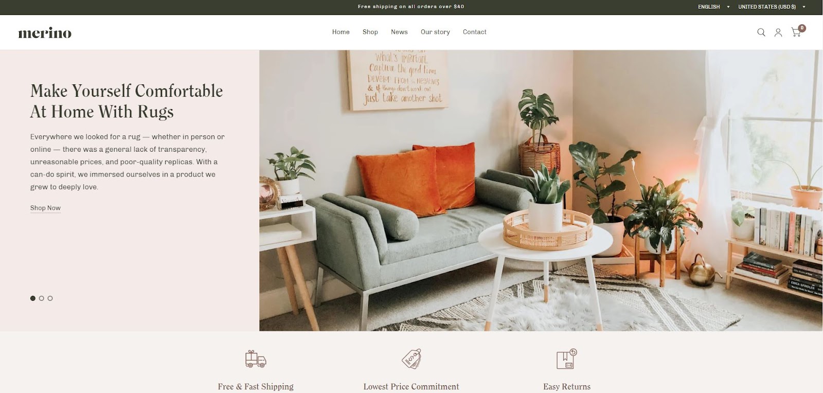 Habitat shopify theme