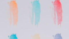 Modern Watercolor Background With Abstract Design