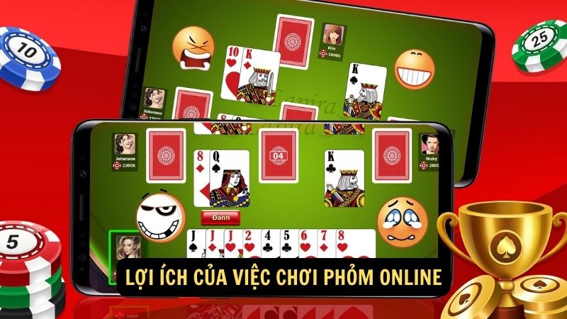 Lợi ích của việc chơi phỏm online