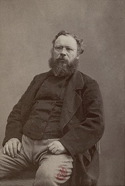 Retrato de Pierre-Joseph Proudon en 1864. Nadar