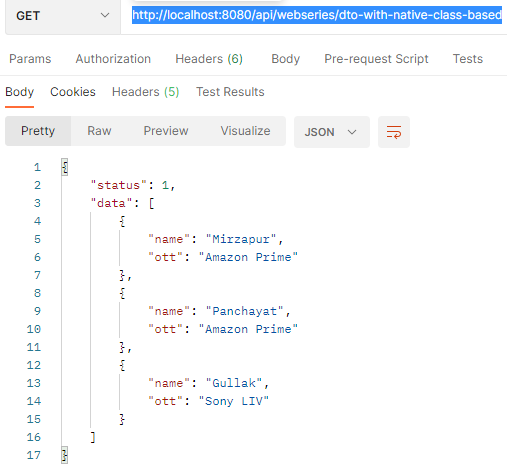 Return DTO from JPA Repository