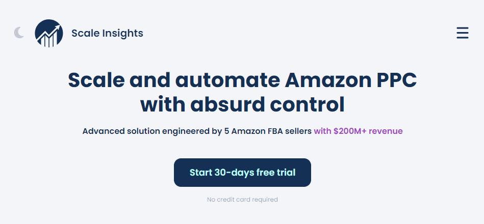 Scale Insights Amazon seller tool