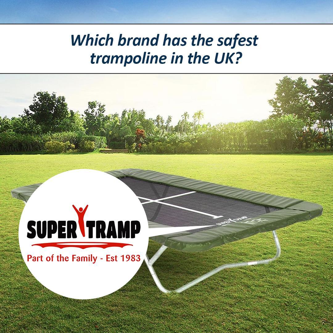 Which brand has the safest trampoline in the UK?