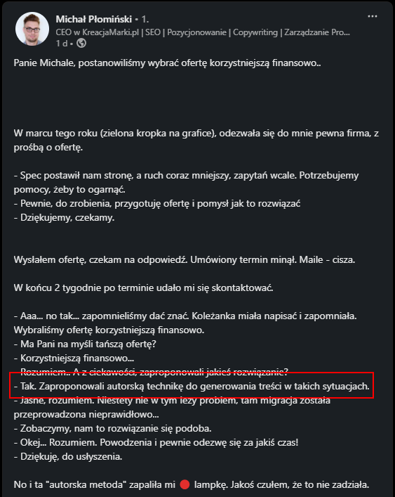 Metoda SUKCES oferta
