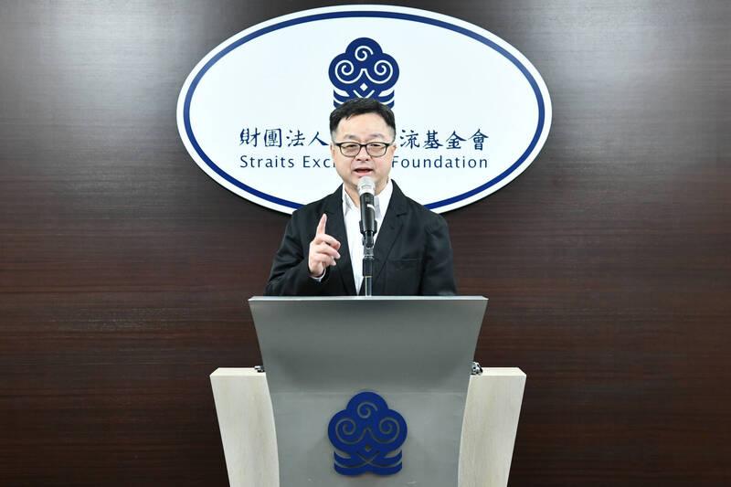 海基會秘書長羅文嘉。 (資料照)