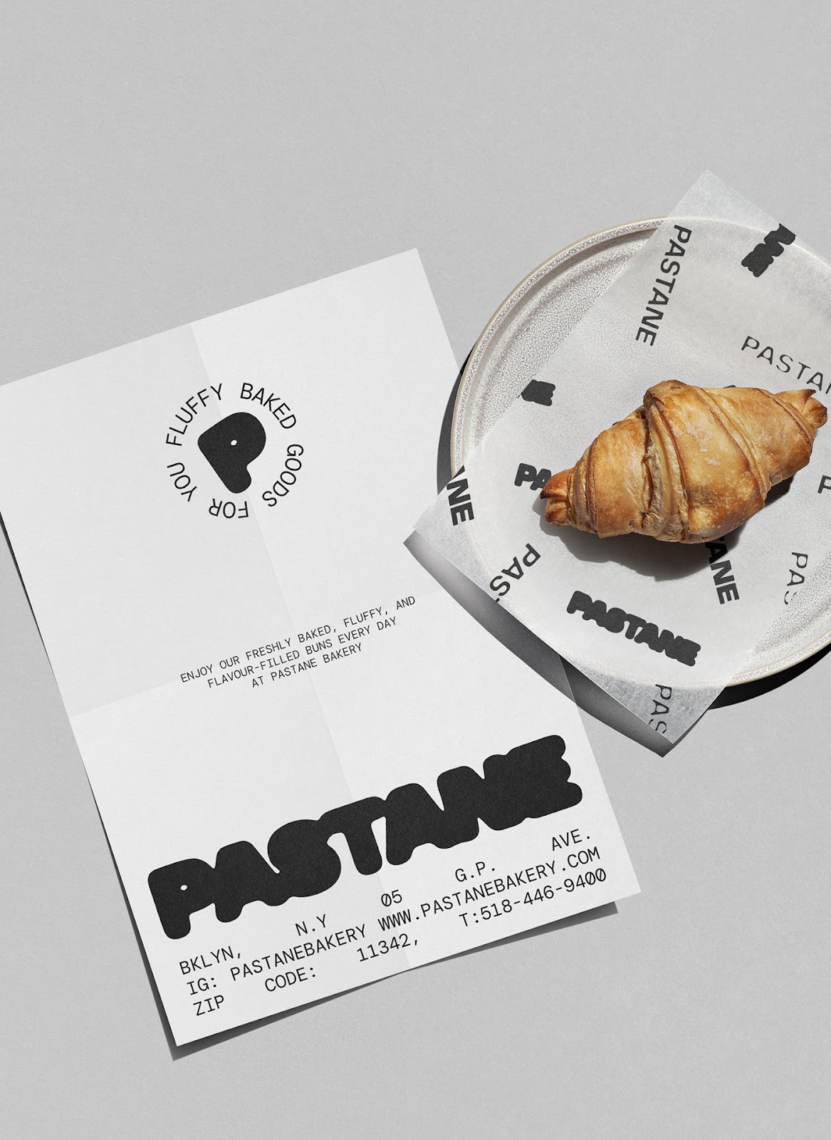 Image from the Branding and Visual Identity in Pastane Bakery’s Elegant Design article on Abduzeedo