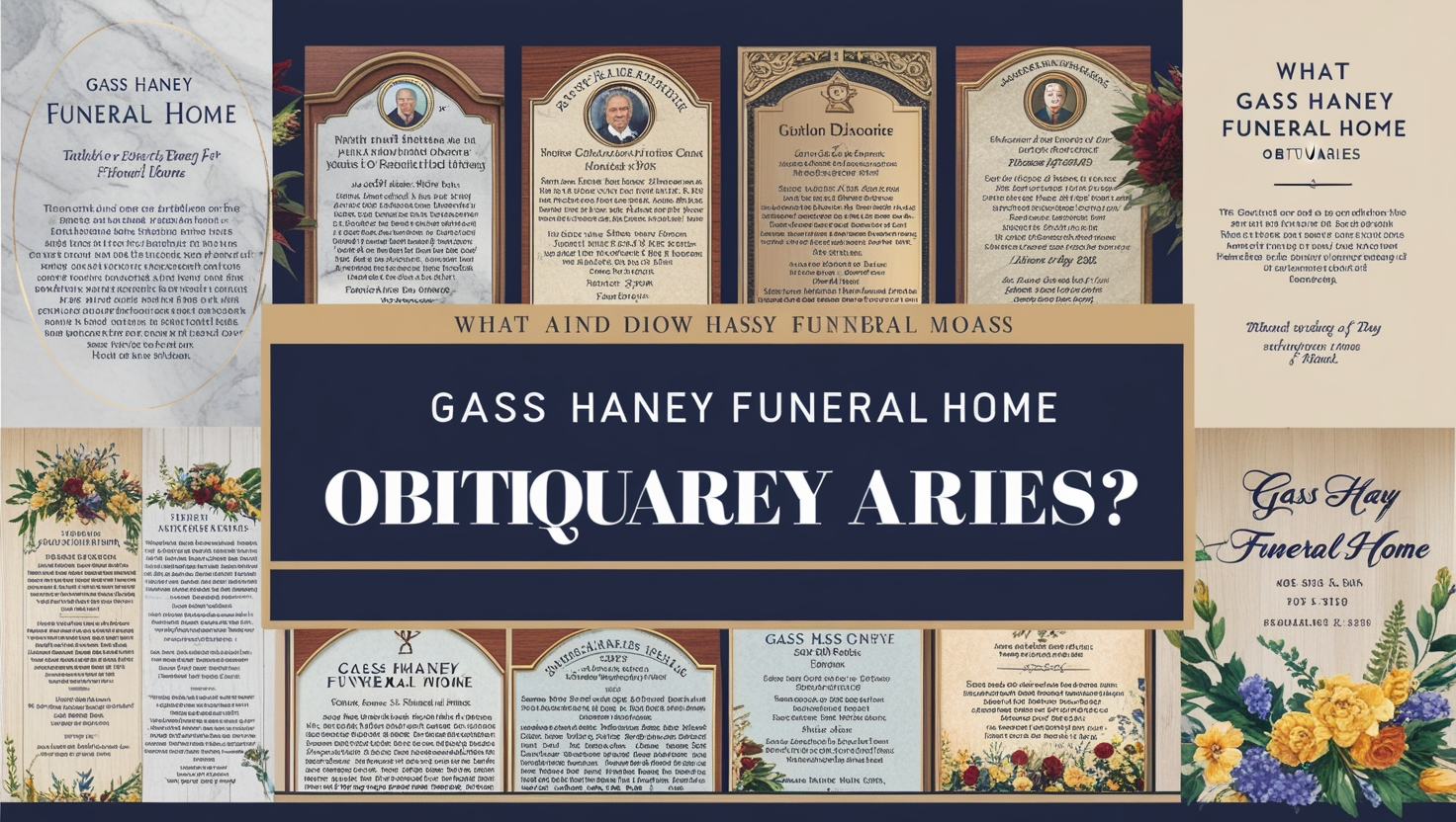 Gass Haney Funeral Home Obituaries