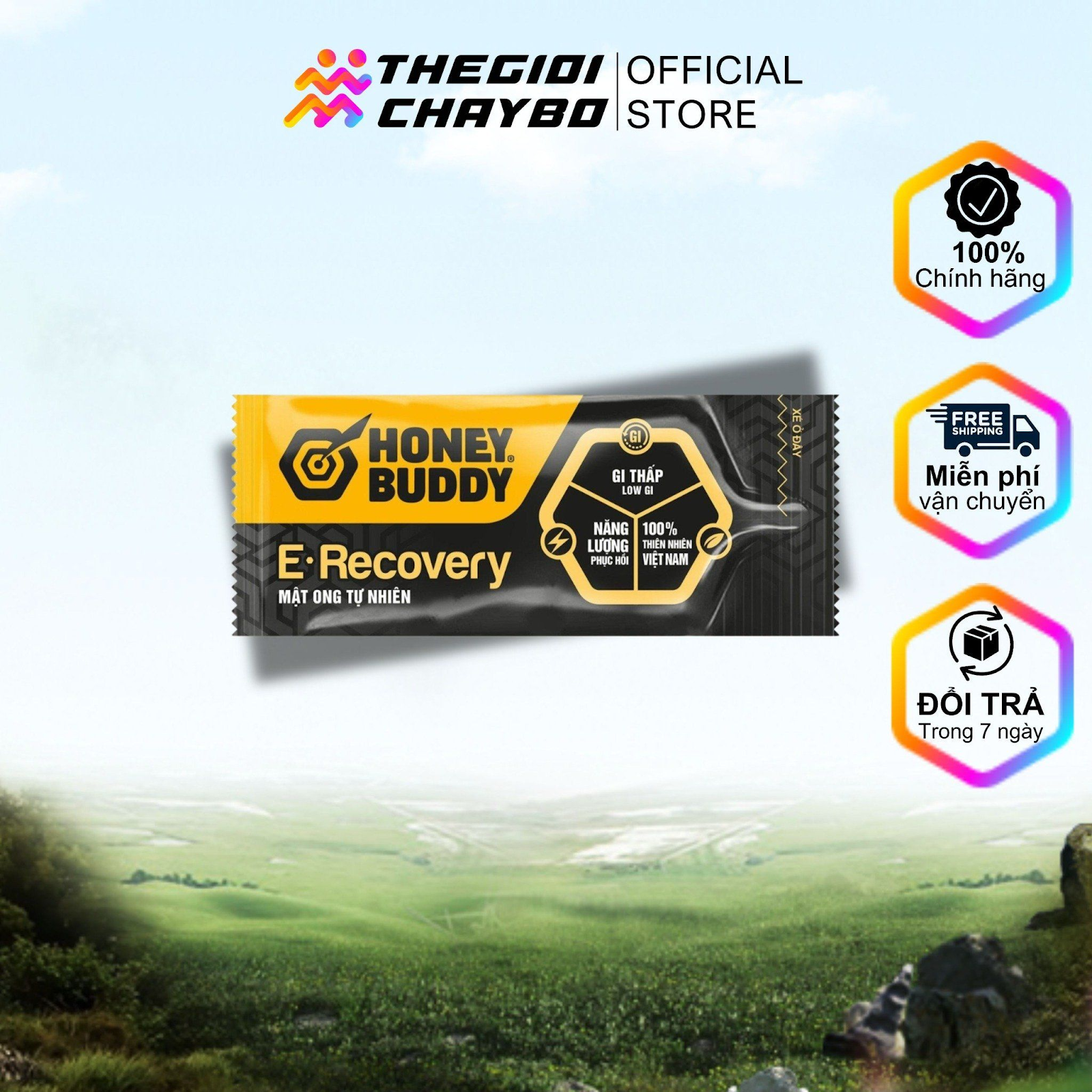 Gel Năng Lượng Phục Hồi Honey Buddy E.Recovery Mật Ong Tự Nhiên nguồn cung cấp năng lượng trong quá trình tập luyện