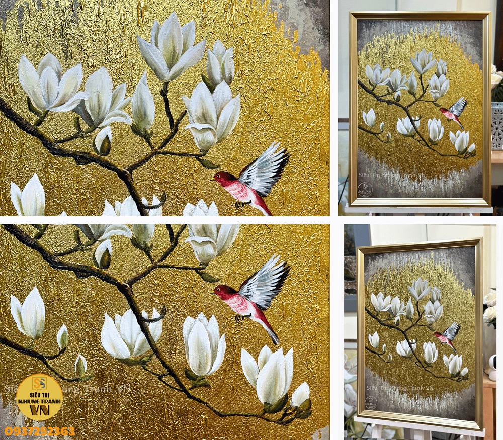 Tranh Sơn Mài Dát Vàng - Biểu Tượng Đẳng Cấp & Thịnh Vượng Cho Không Gian Sống