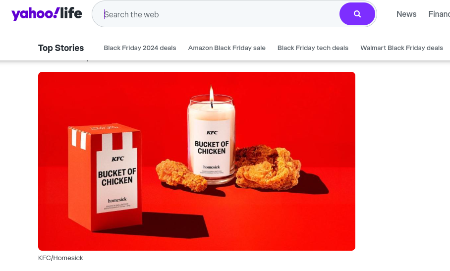 KFC candles