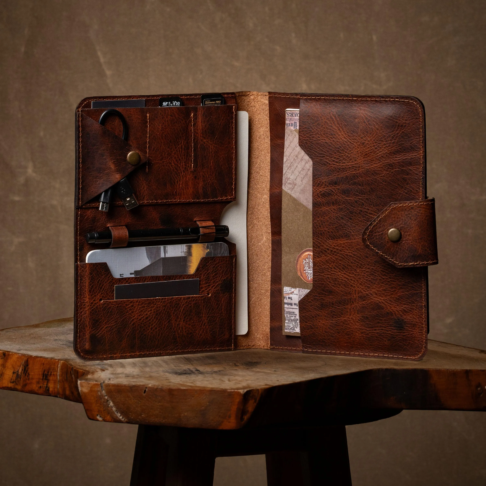 Custom Leather Organiser or Briefcase