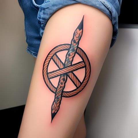 Tribal Rope Tattoo