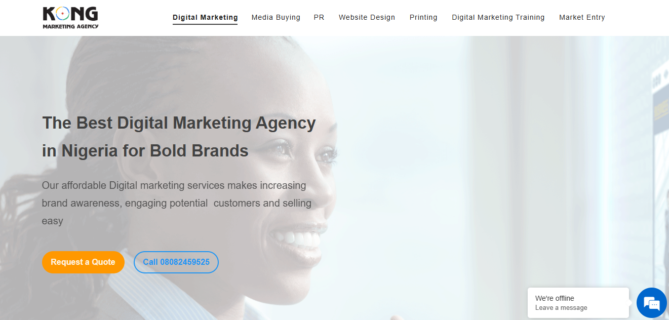 Kong Marketing is among SEO agencies based in Nigeria