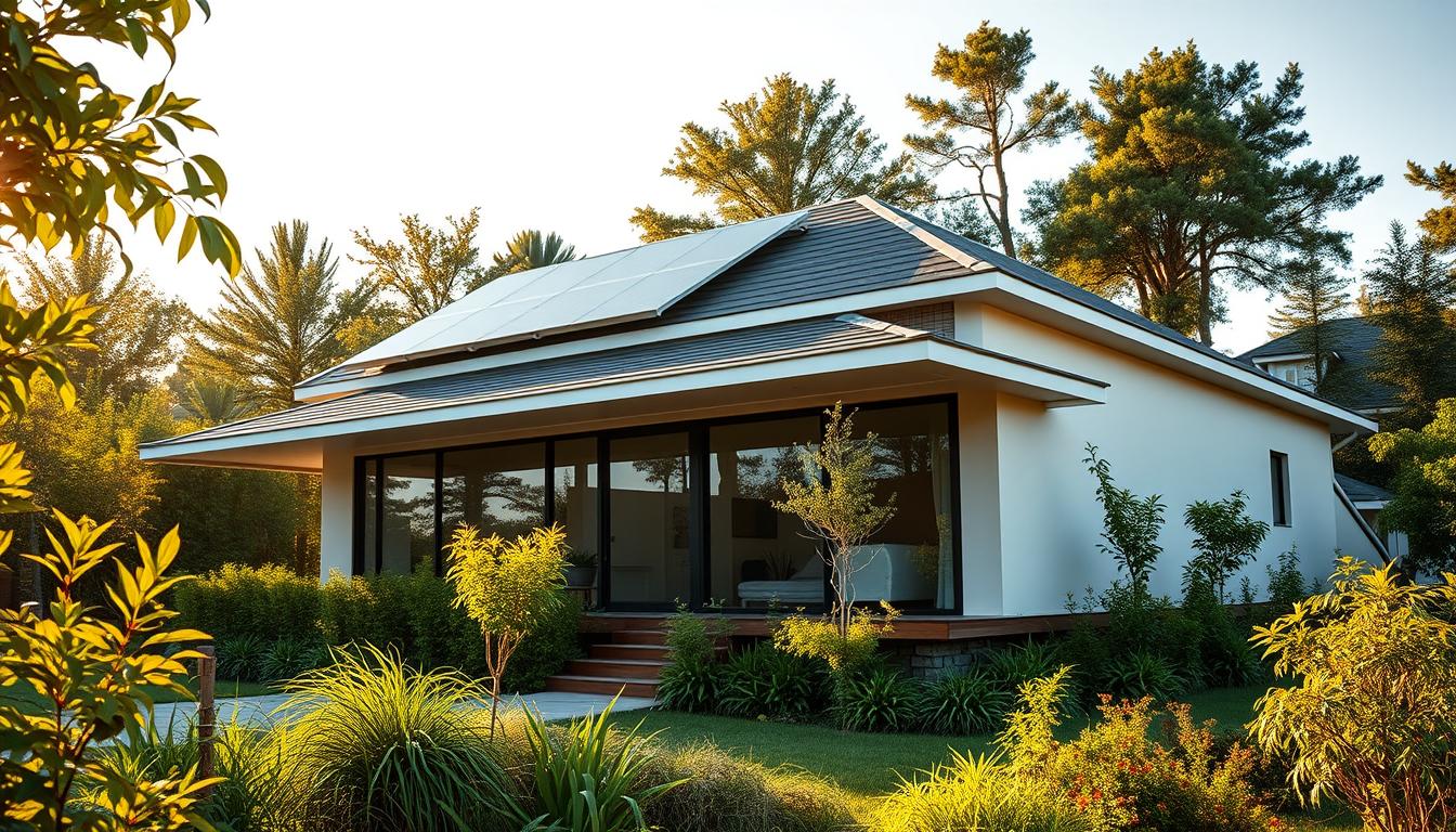 Nachhaltiger Bungalow Energieeffizienz