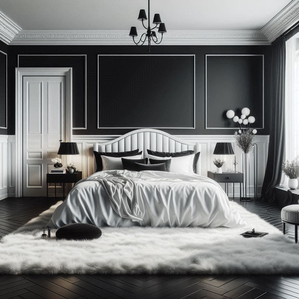 Black Bedroom Interior Design