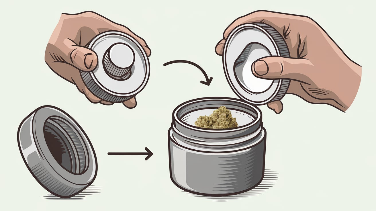 How to Open a Cactus Flower Twin Pods Sativa Container