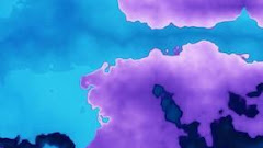 Purple Blue Colored Water With Words Purple Bottom