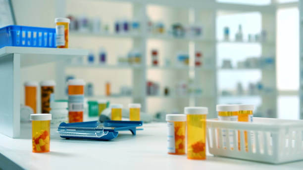 A selection of various compounded medications in labeled containers, highlighting the customization and variety of pharmaceutical solutions.