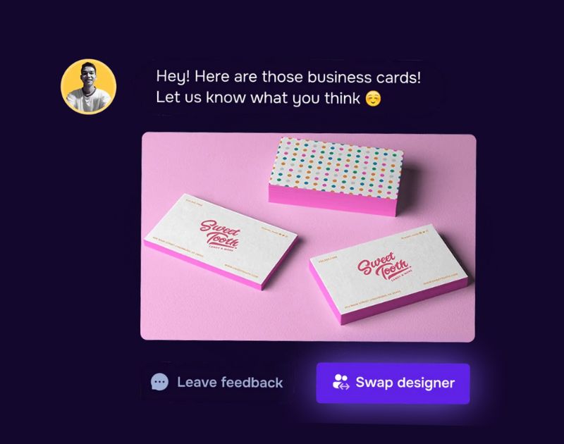 digital design agency Penji's swap designer feature