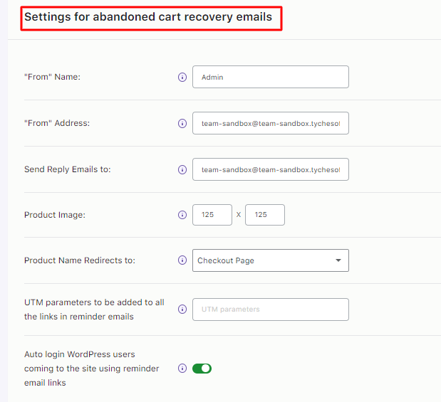 General Settings - Tyche Softwares Documentation