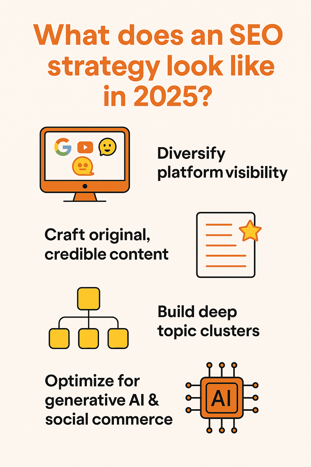 What does an SEO strategy look like in 2025? (Image)